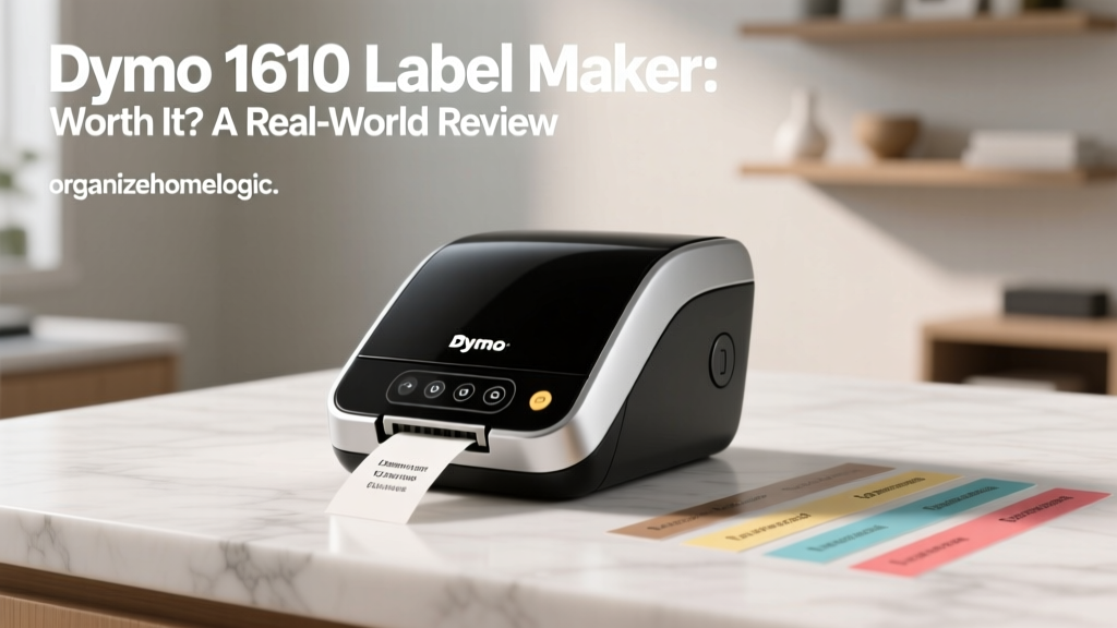 Dymo 1610 Label Maker: Worth It? A Real-World Review