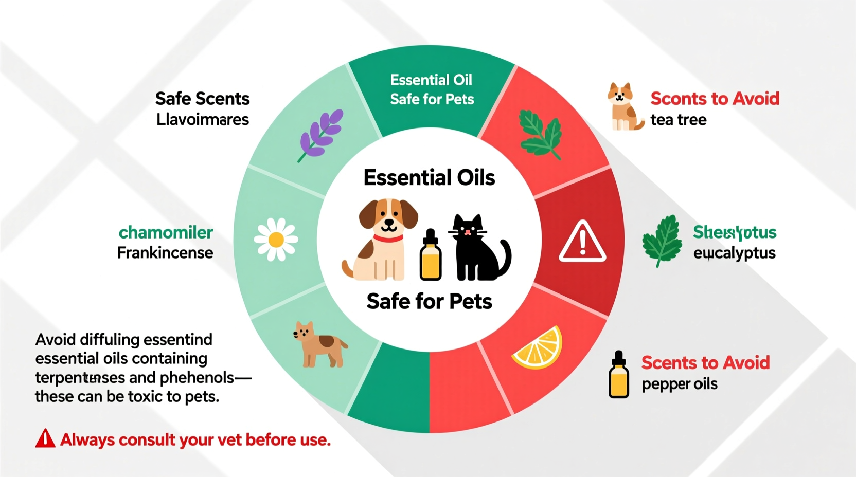 essential oils safe for pets which scents to avoid diffusing around dogs and cats