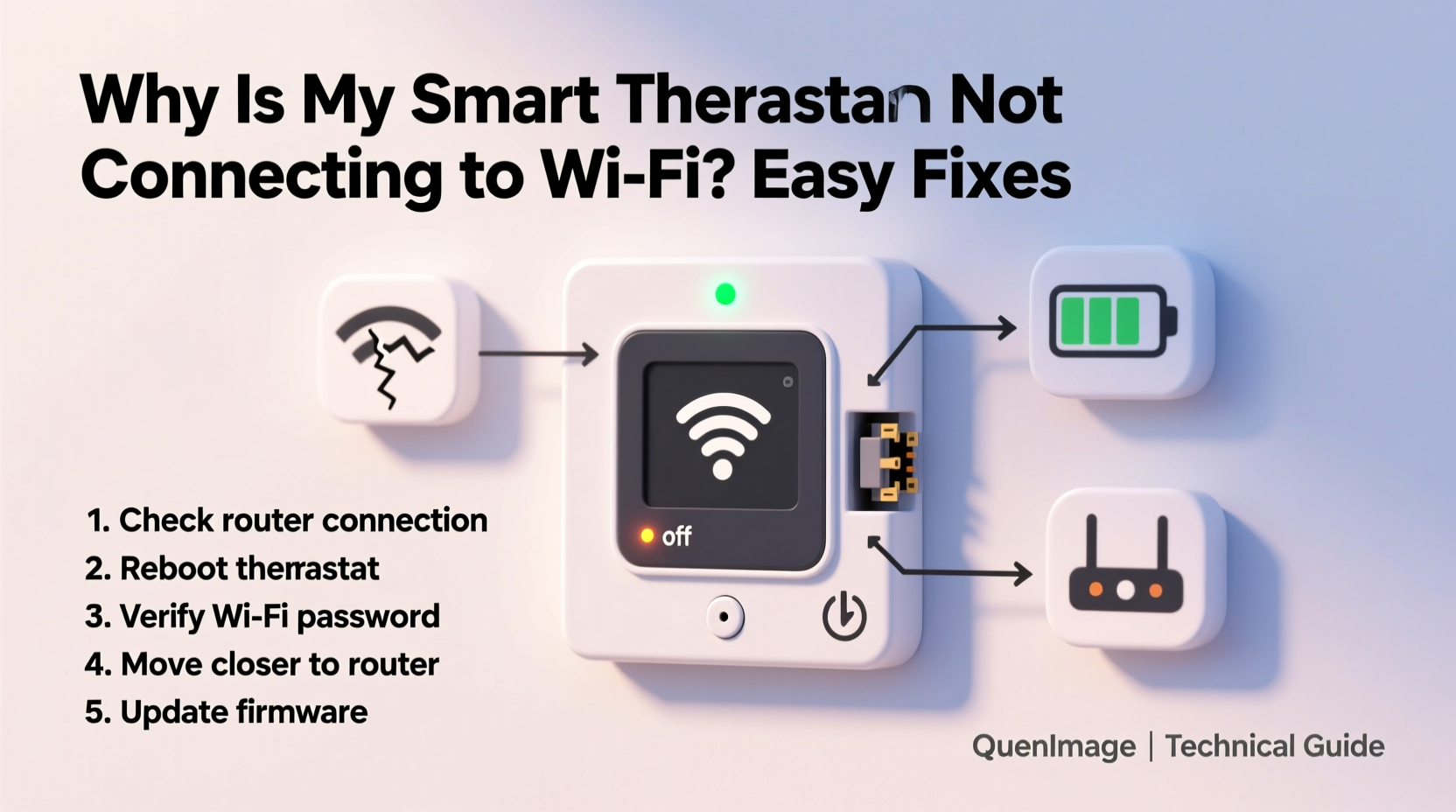 why is my smart thermostat not connecting to wifi easy fixes