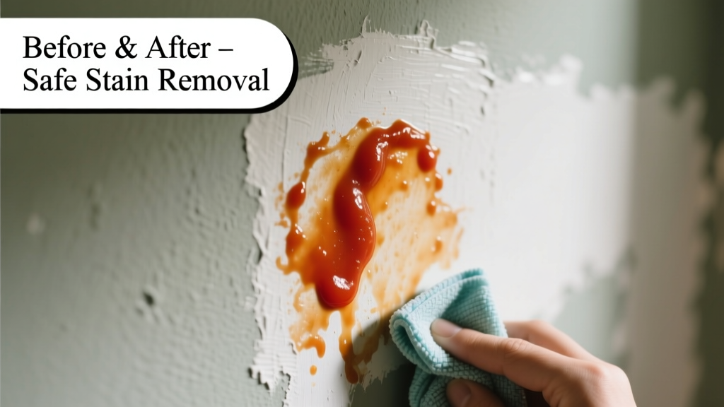 How to Remove Tomato Sauce from Painted Wall Safely
