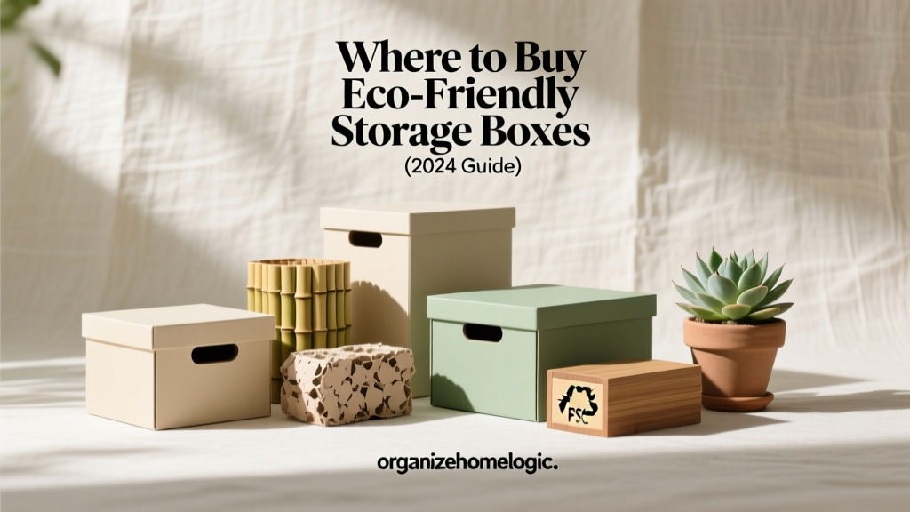Where to Buy Eco-Friendly Storage Boxes (2024 Guide)