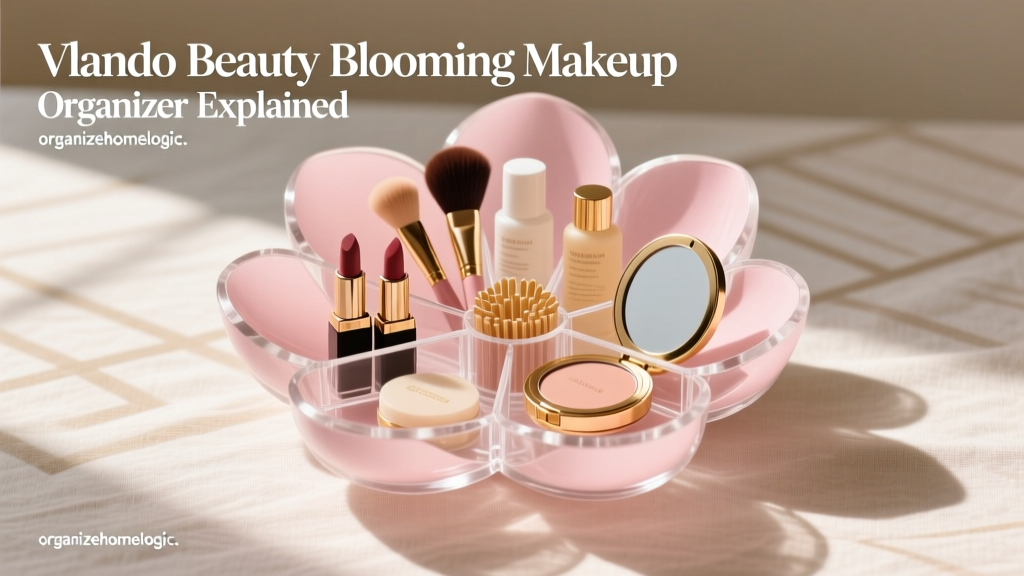 Vlando Beauty Blooming Makeup Organizer Explained