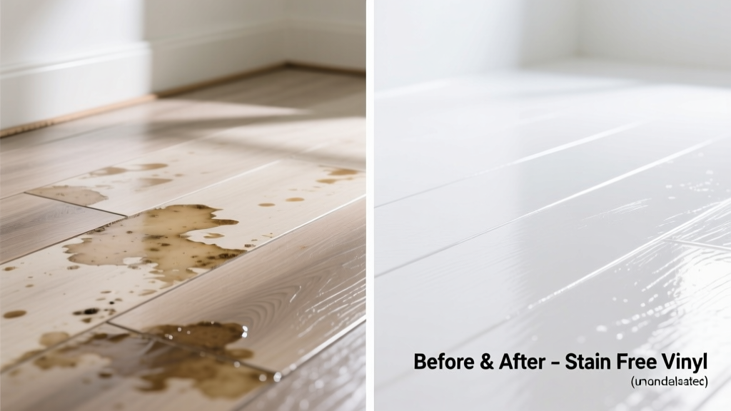 How to Remove Foundation Stains from Vinyl Flooring