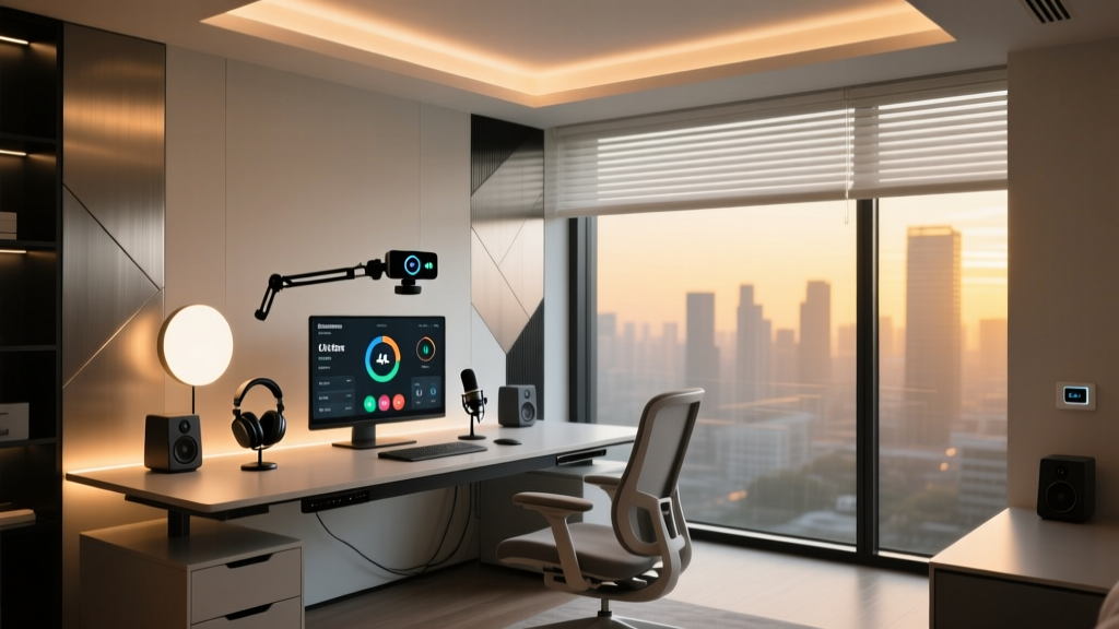 Smart Home Office Setup for Peak Video Call Quality & Focus