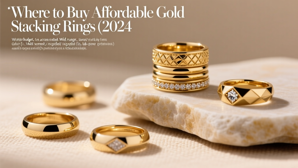 Where to Buy Affordable Gold Stacking Rings (2024 Guide)