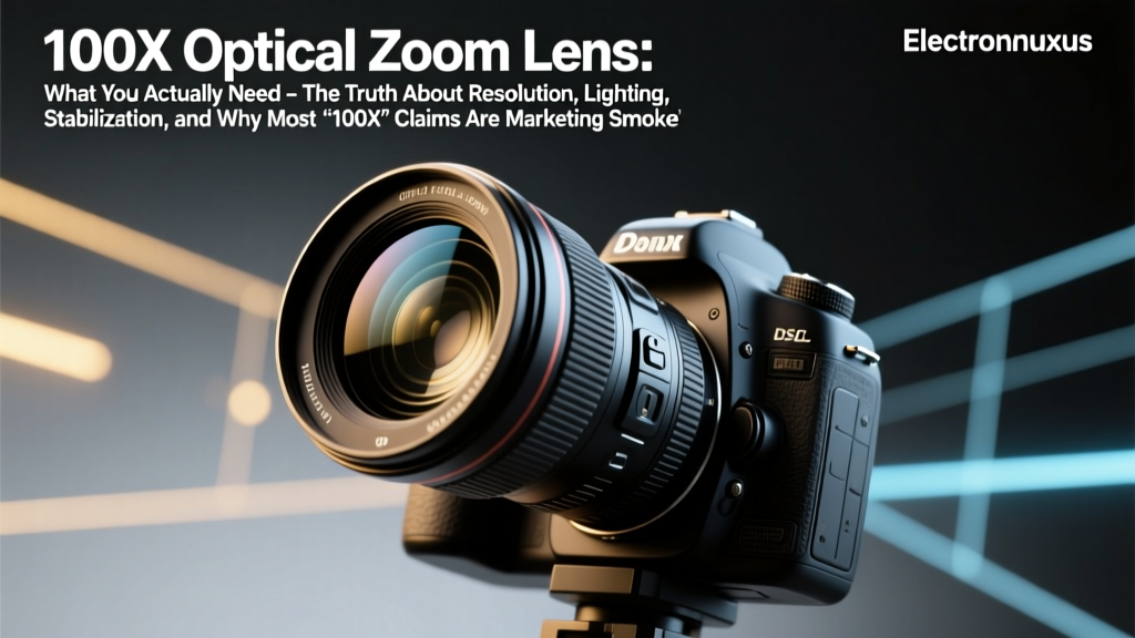 100X Optical Zoom Lens What You Actually Need: The Truth About Resolution, Lighting, Stabilization, and Why Most ‘100X’ Claims Are Marketing Smoke