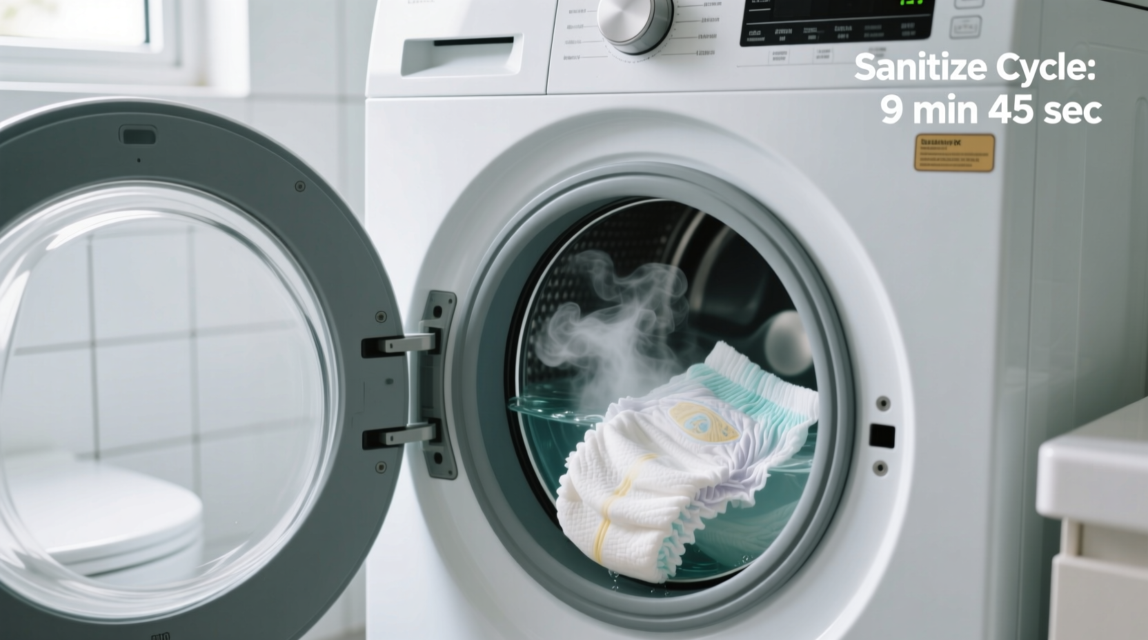 how to sanitize cloth diapers without bleach