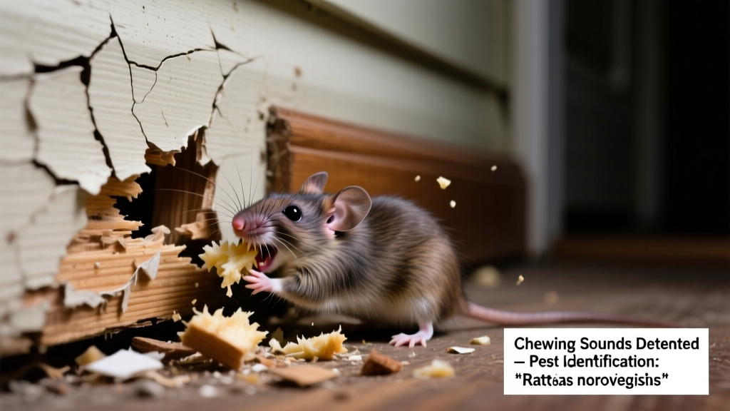 Chewing Sounds in Wall: What Pest Is It?