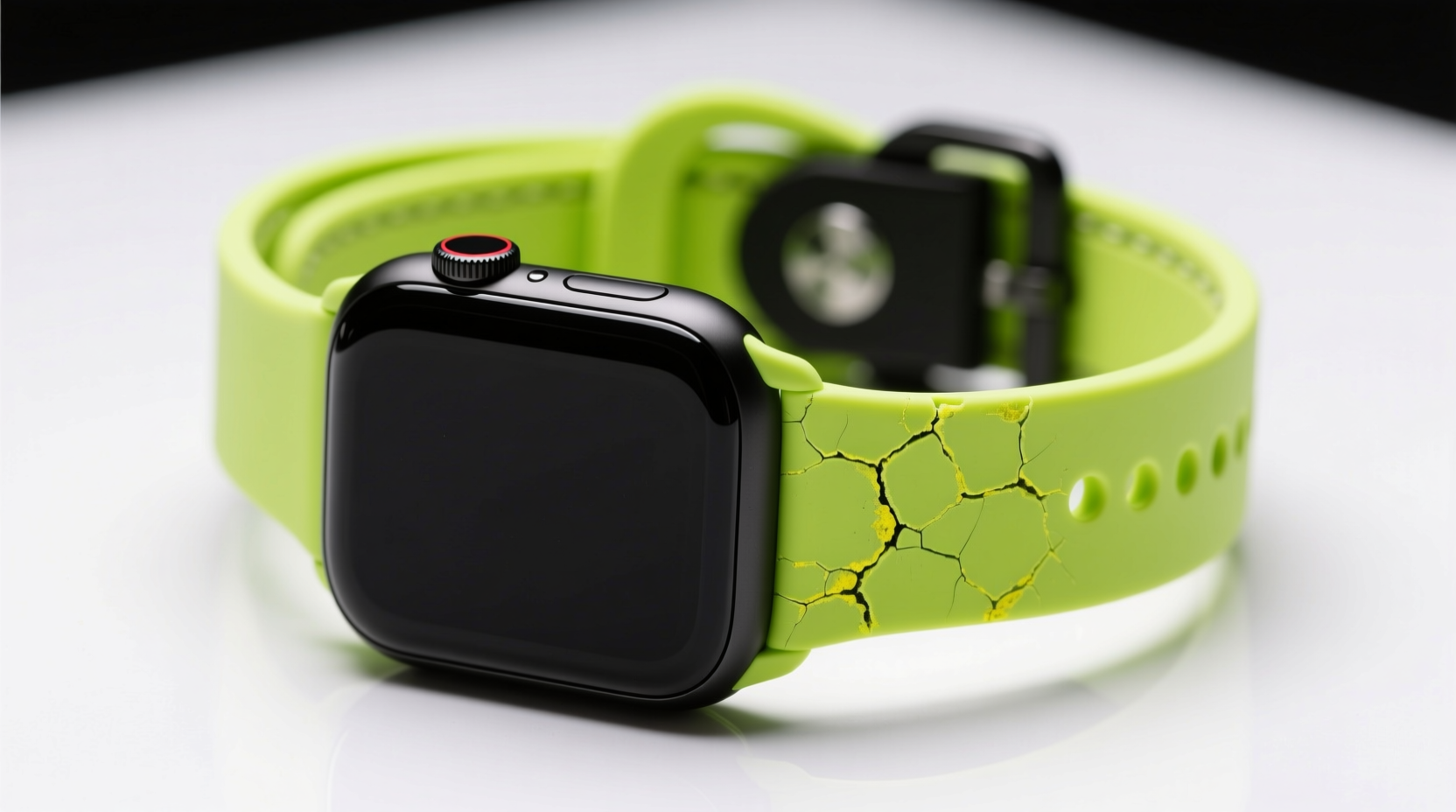 how to clean fluoroelastomer smartwatch straps safely