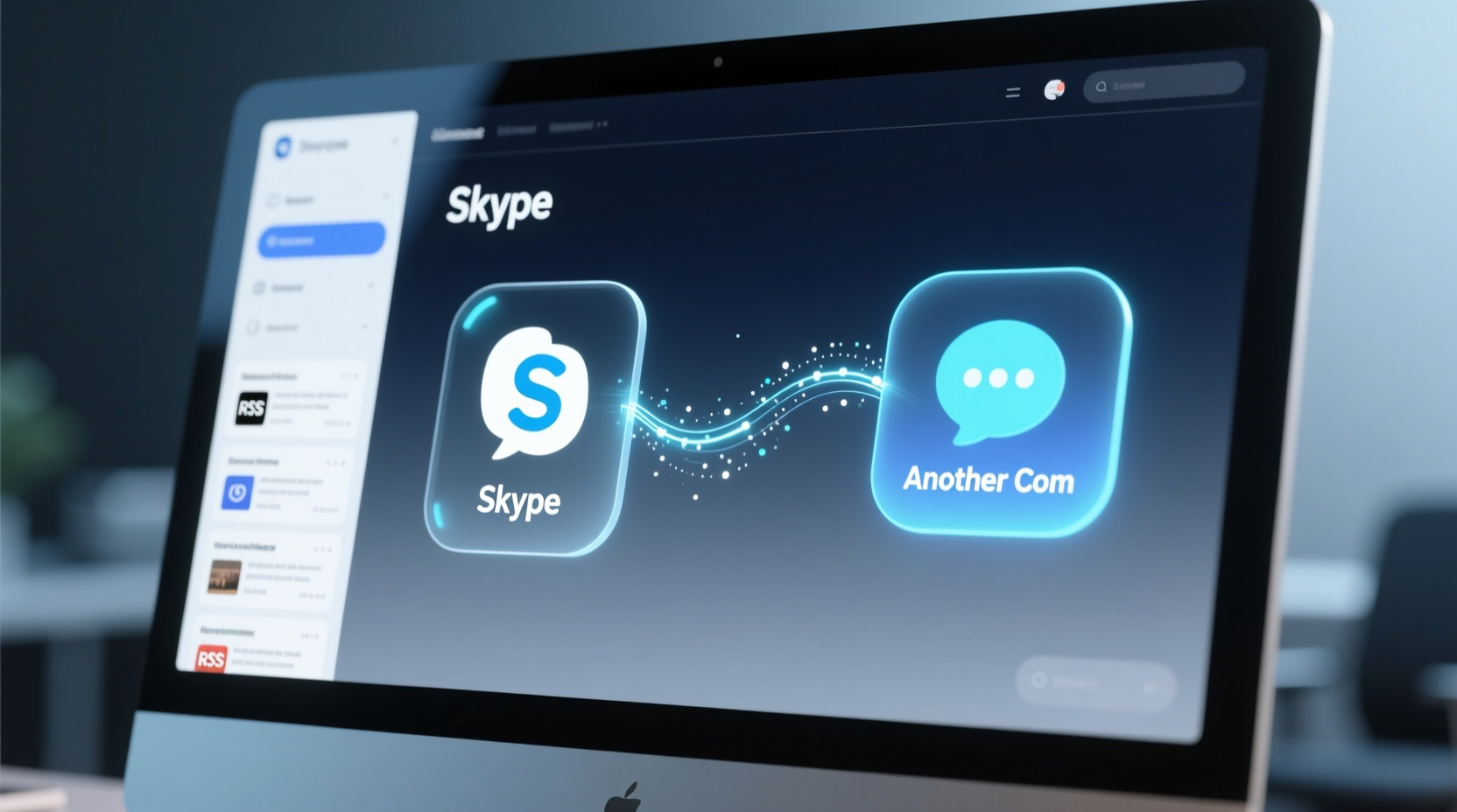 add rss feeds to skype with anothr com