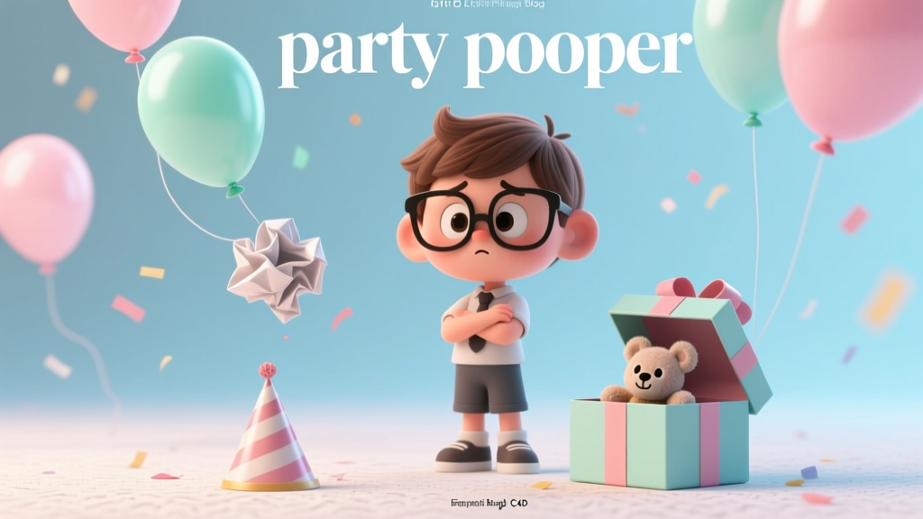 Diary of a Wimpy Kid Party Pooper Meaning & Use