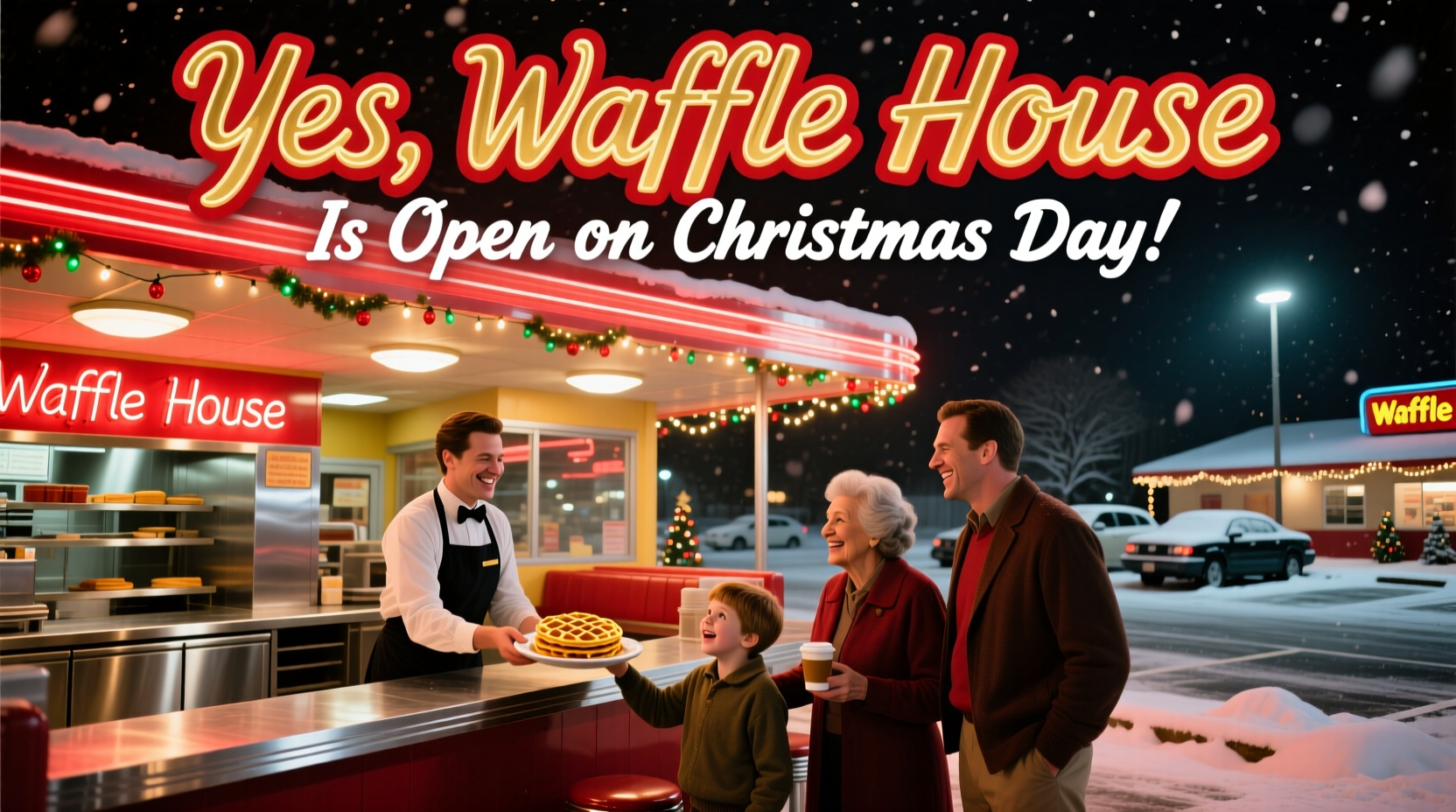 is waffle house open on christmas day