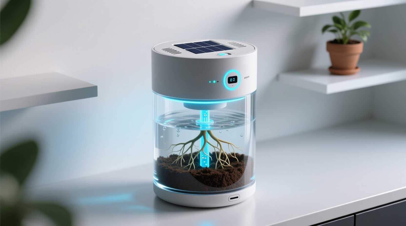 build your own electronically powered self watering pla