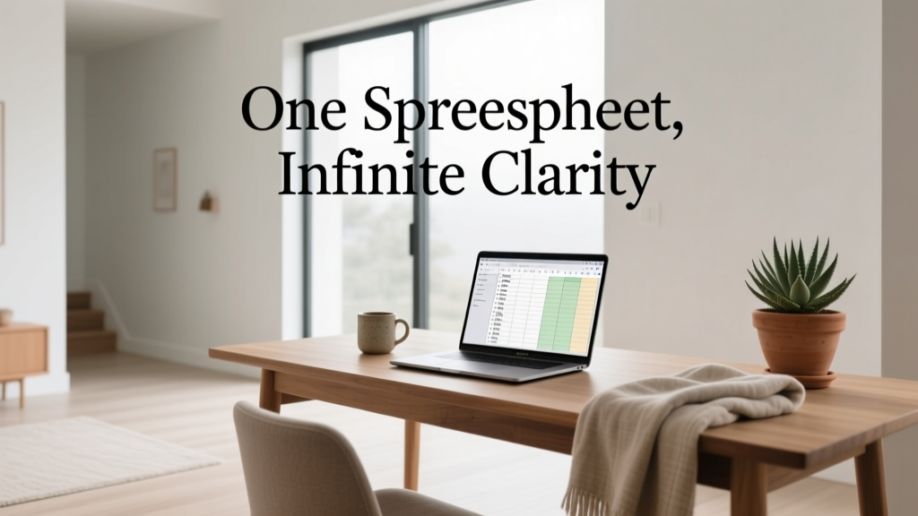 Minimalist Financial Tracking: The 1-Spreadsheet System T...
