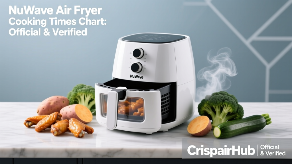 NuWave Air Fryer Cooking Times Chart: Official & Verified