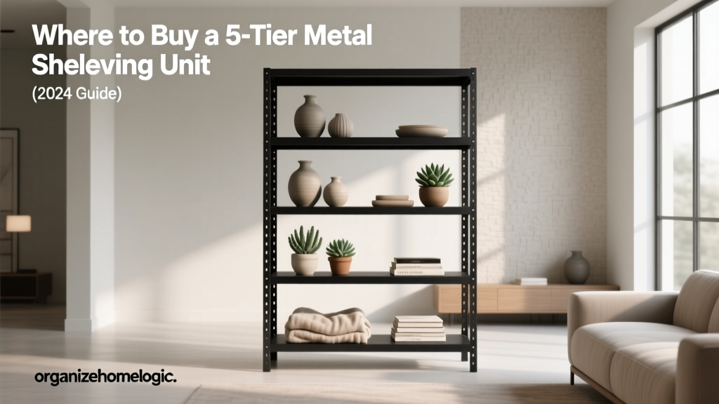 Where to Buy a 5-Tier Metal Shelving Unit (2024 Guide)