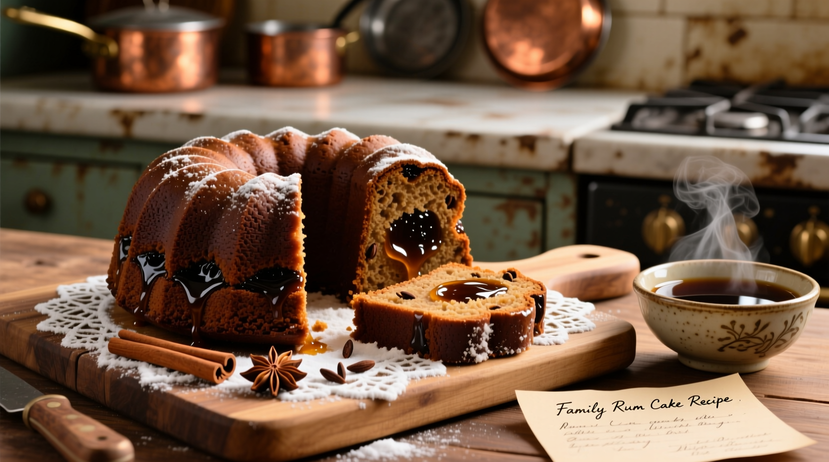 rum cake recipe using dark spiced rum for maximum flavor