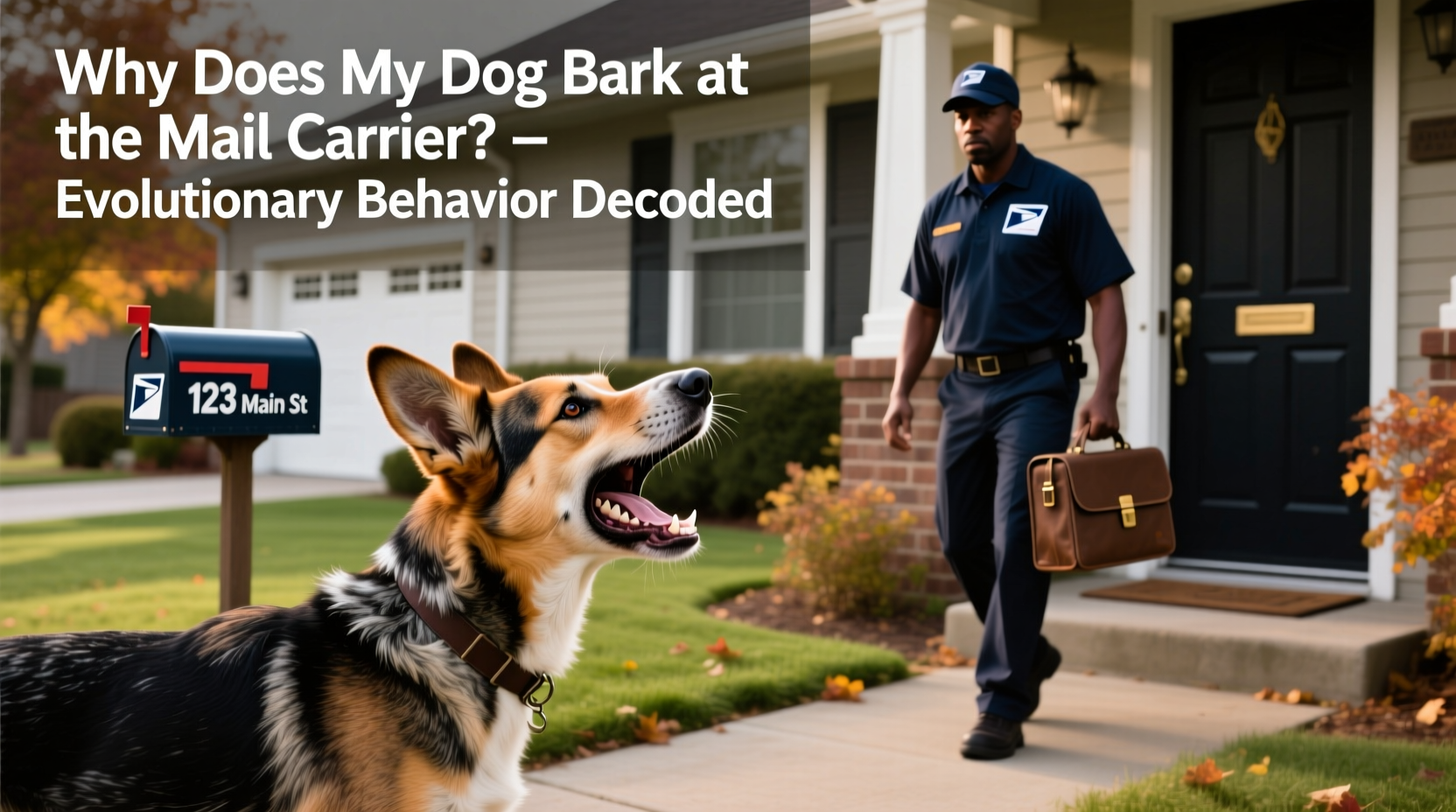 why does my dog bark at the mail carrier evolutionary behavior decoded