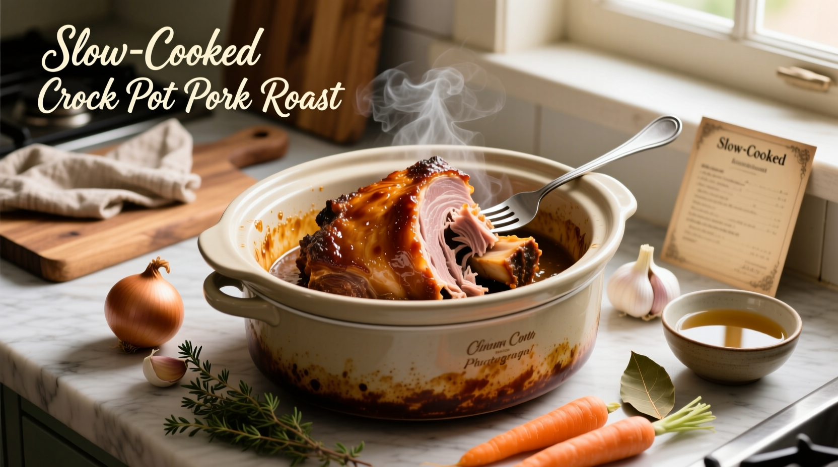how to cook pork roast in crock pot