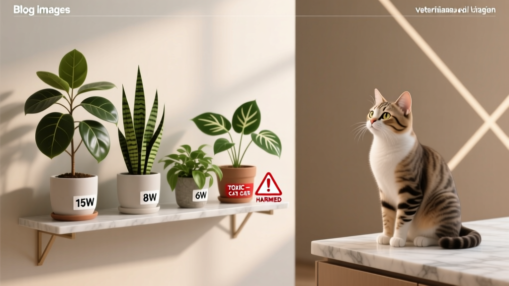 Cat-Safe Indoor Plants & LED Wattage Guide (2026)