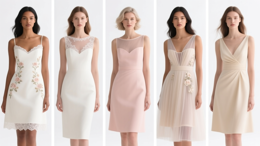 A-Line Short Wedding Dresses for 2026