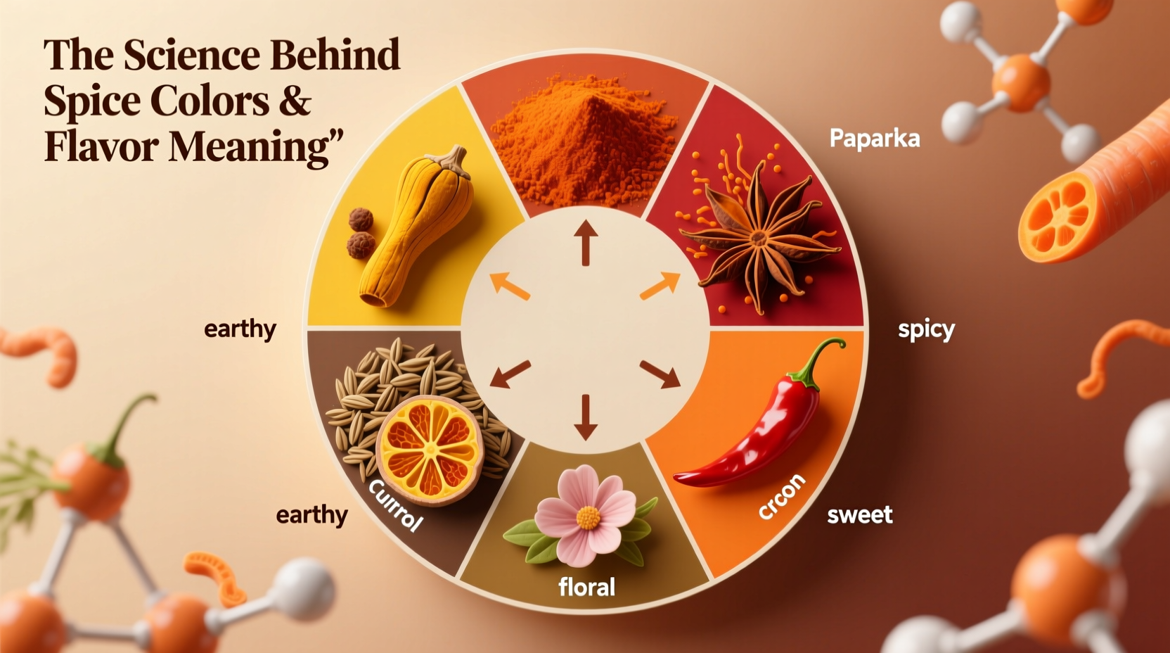 the science behind spice colors and their flavor meaning