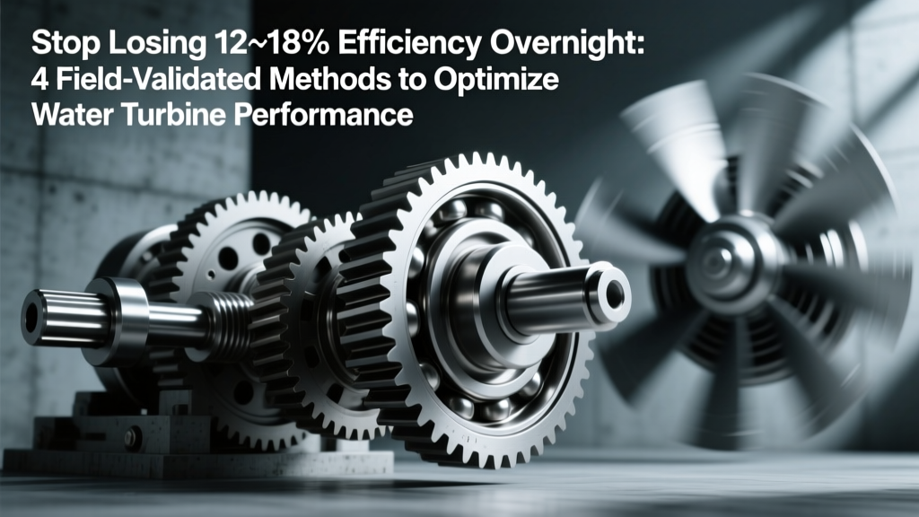 Boost Water Turbine Efficiency: 4 Field-Validated Methods