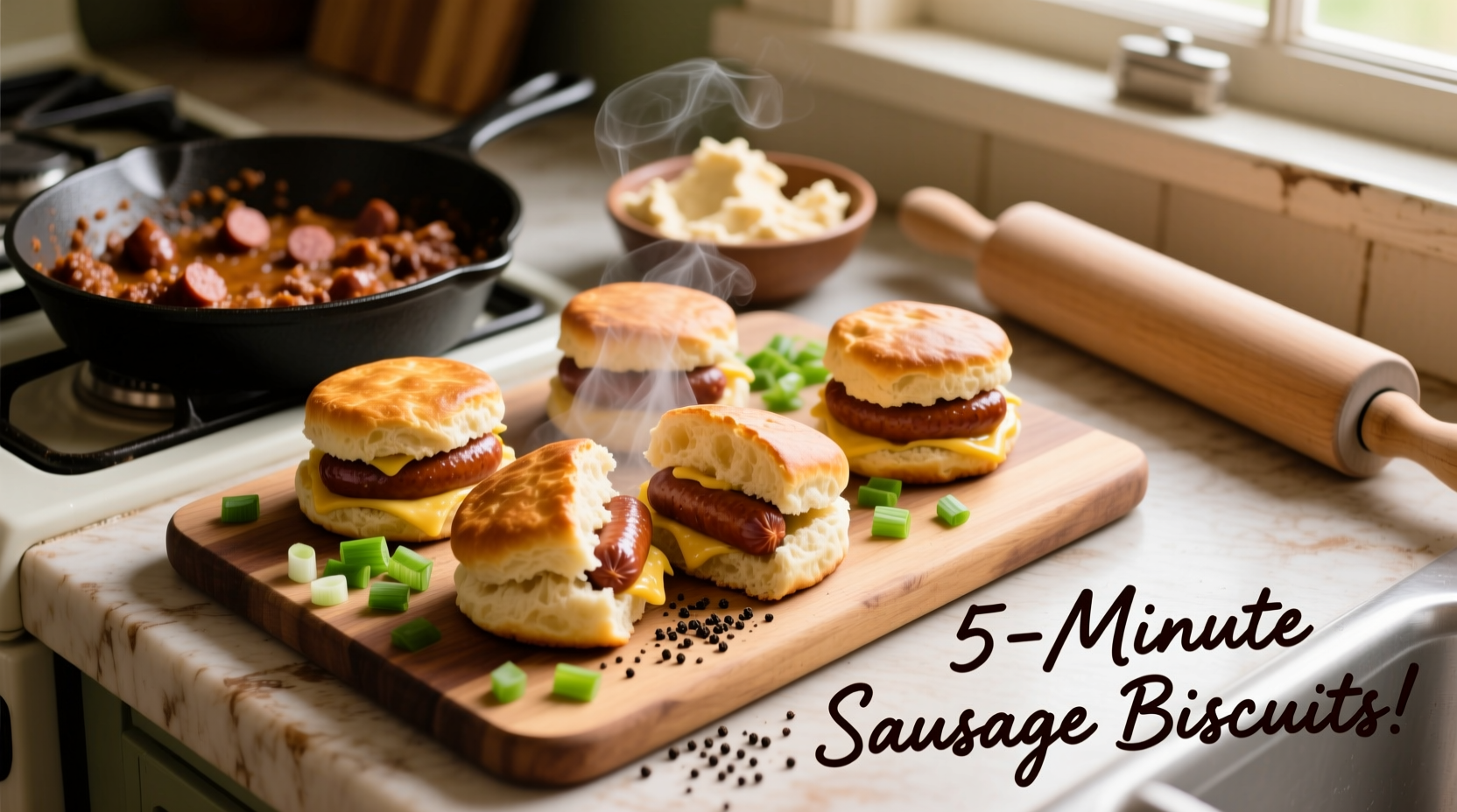 easy homemade sausage biscuit recipe in minutes