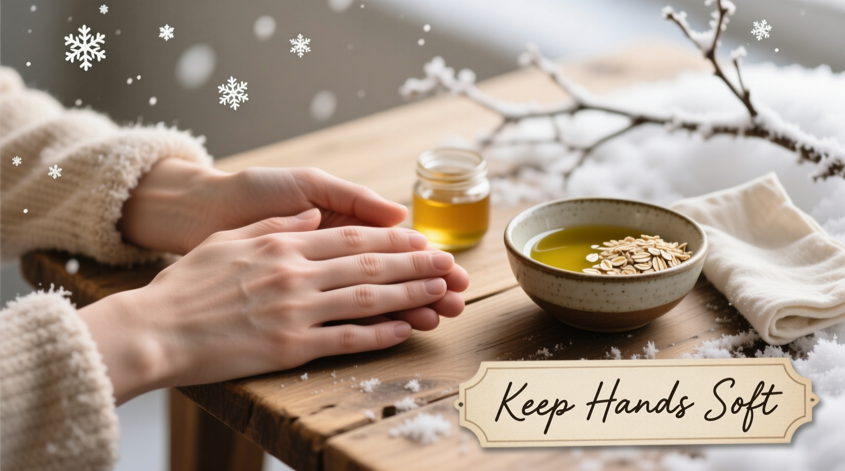 how to keep your hands soft during winter with affordable hand care routines