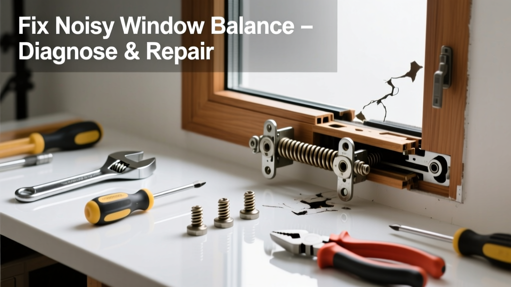 Fix Noisy Window Balance: Diagnose & Repair Guide