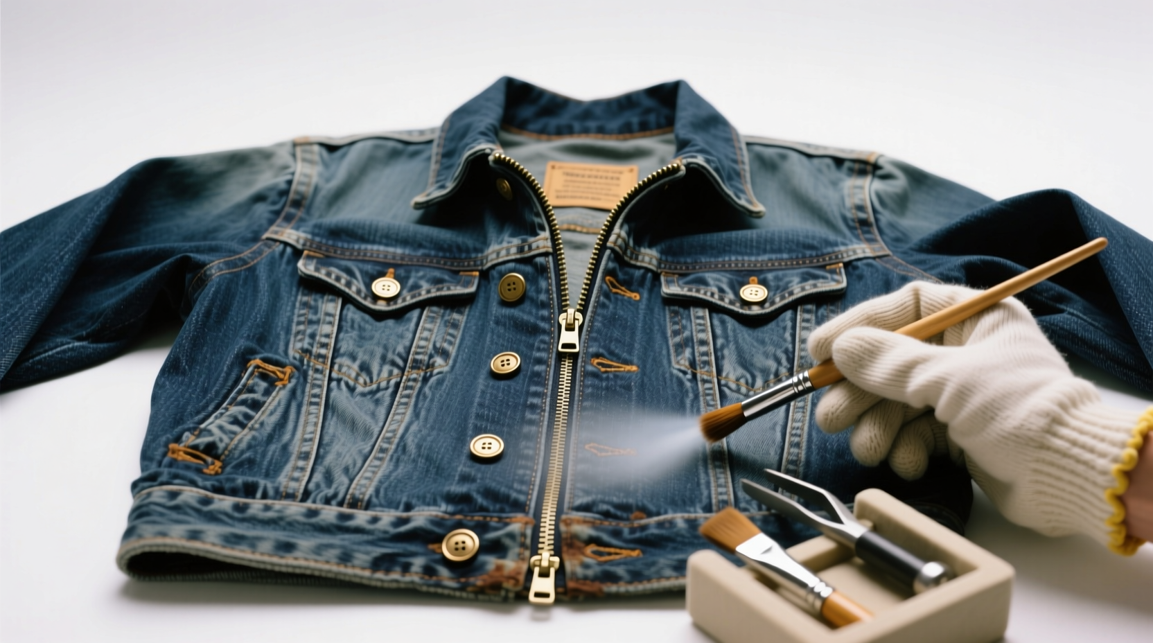 how to wash vintage denim jackets safely