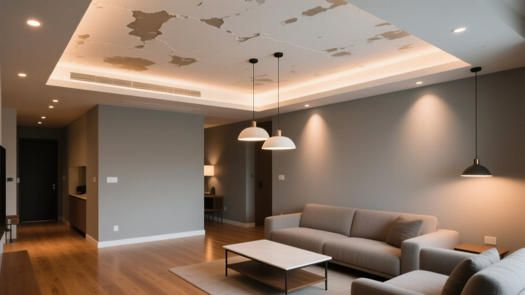 Why Recessed Lights Look Uneven on White Ceilings