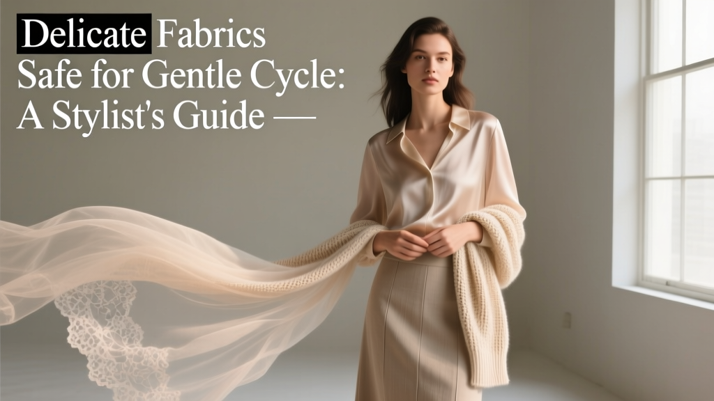 Delicate Fabrics Safe for Gentle Cycle: A Stylist’s Guide