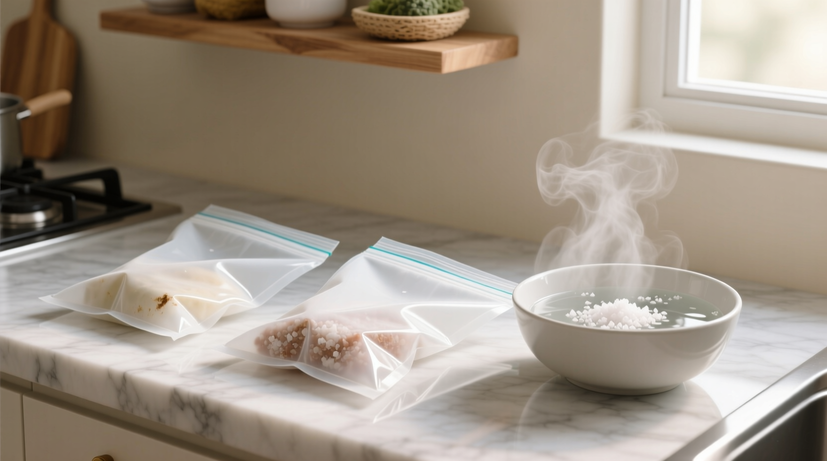 eco friendly cleaning remove oily film from silicone bags