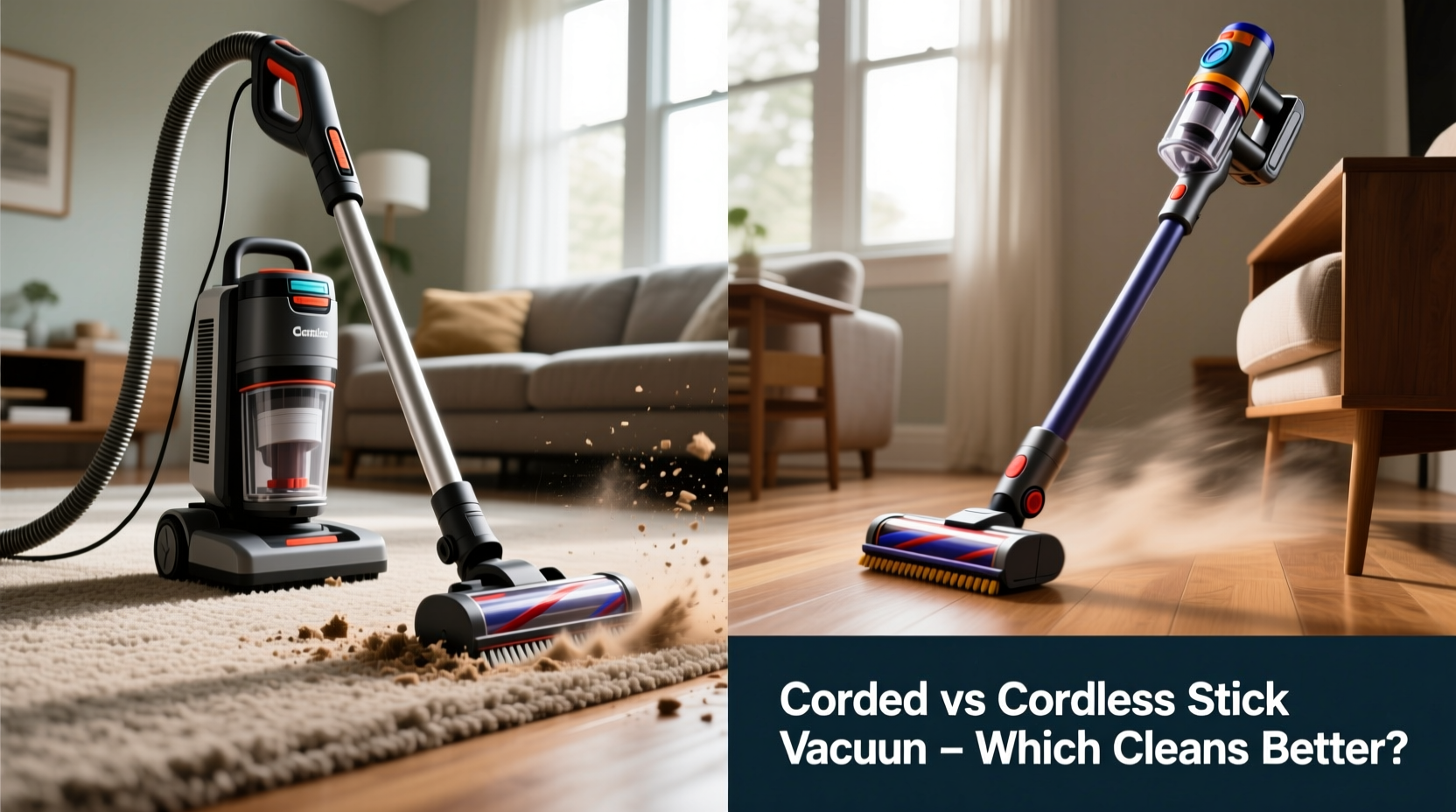 corded vacuum vs cordless stick vacuum which cleans better overall