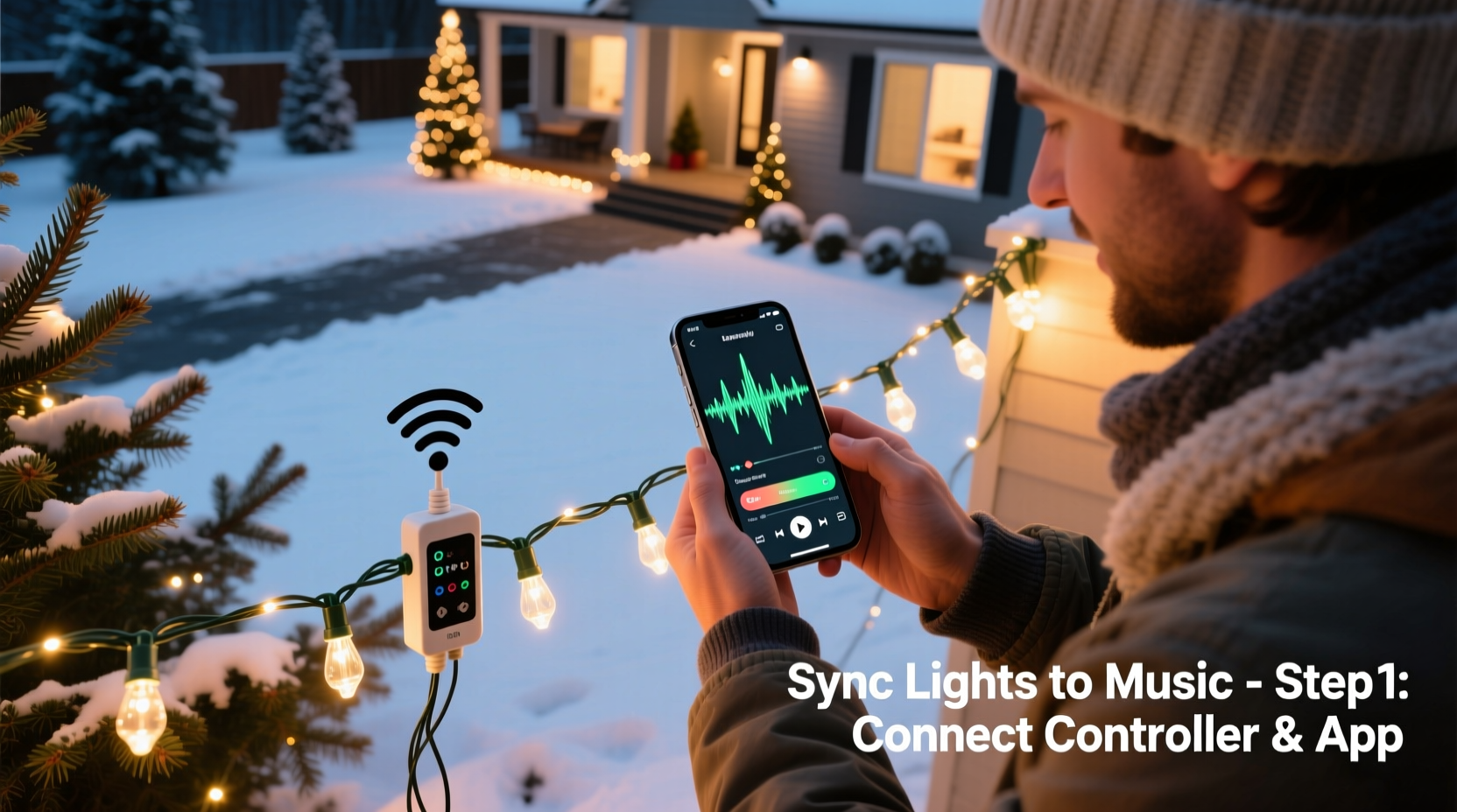 how to add music synchronization to your existing christmas light display