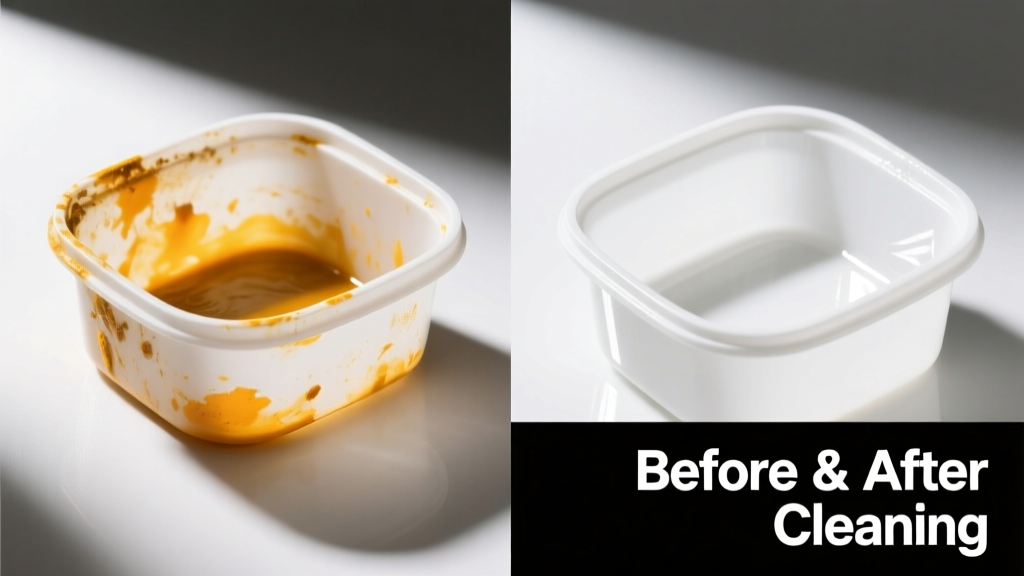 How to Remove Turmeric Stains from Plastic Containers