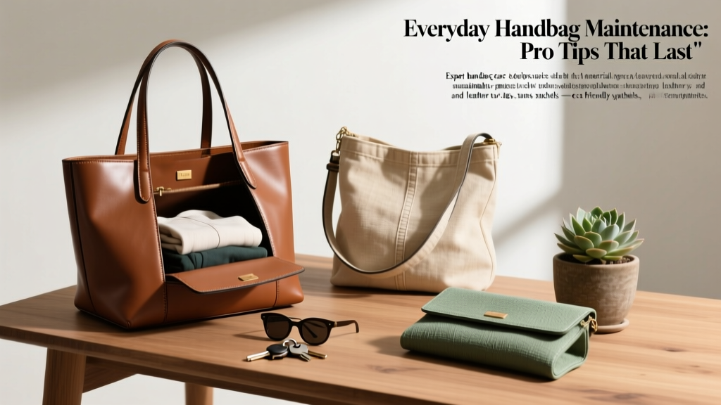 Everyday Handbag Maintenance: Pro Tips That Last