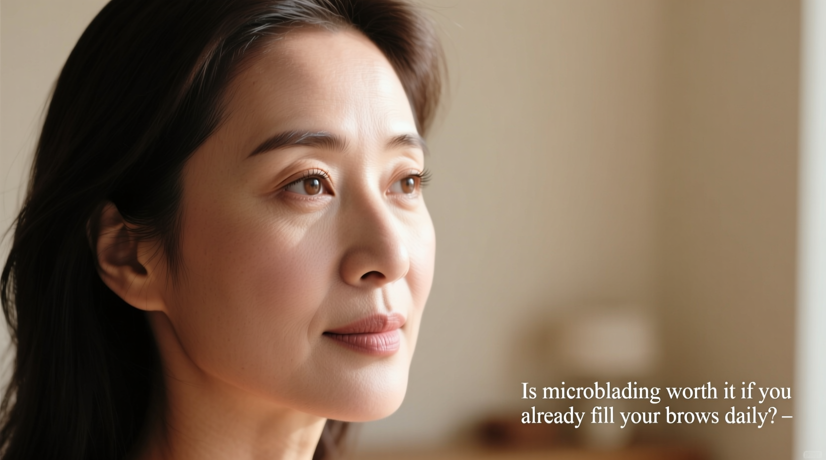 is microblading worth it if you already fill your brows daily