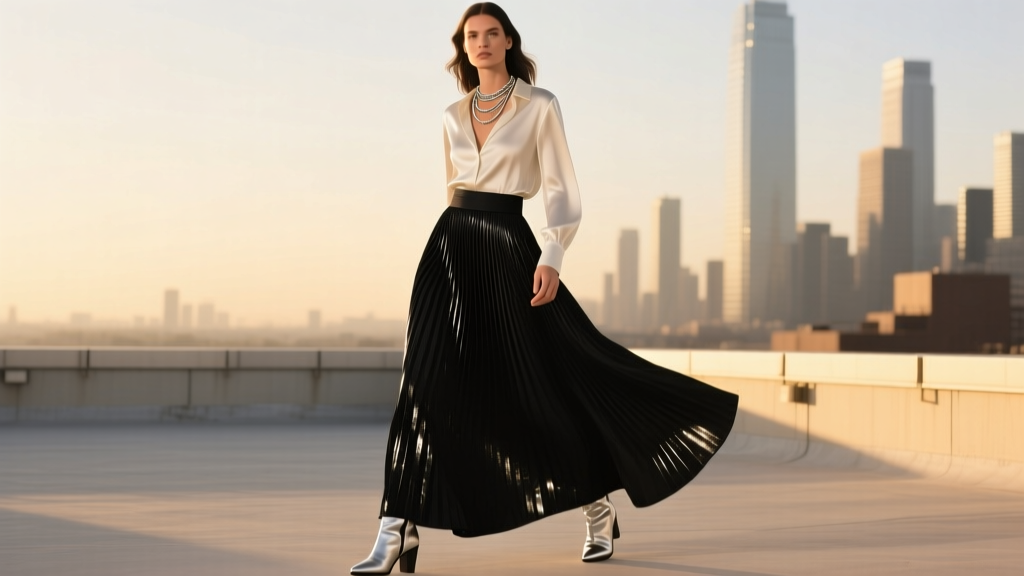 How to Style a Black Maxi Skirt for Evening Glam