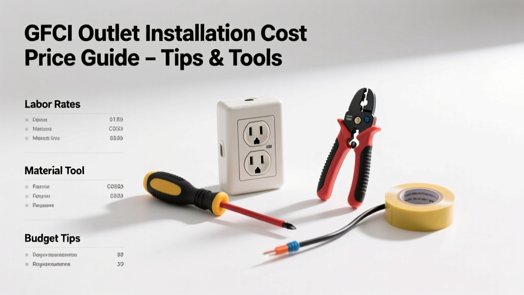 GFCI Outlet Installation Cost: Price Guide & Tips