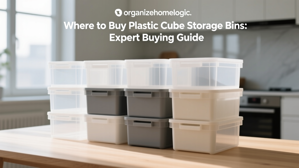 Where to Buy Plastic Cube Storage Bins: Expert Buying Guide