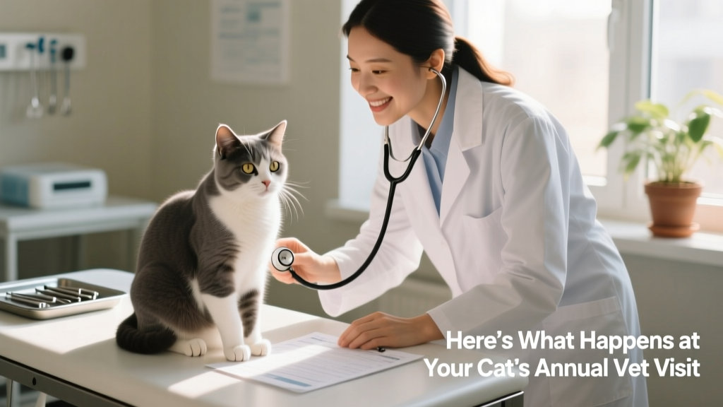 Here's What Happens at Your Cat's Annual Vet Visit