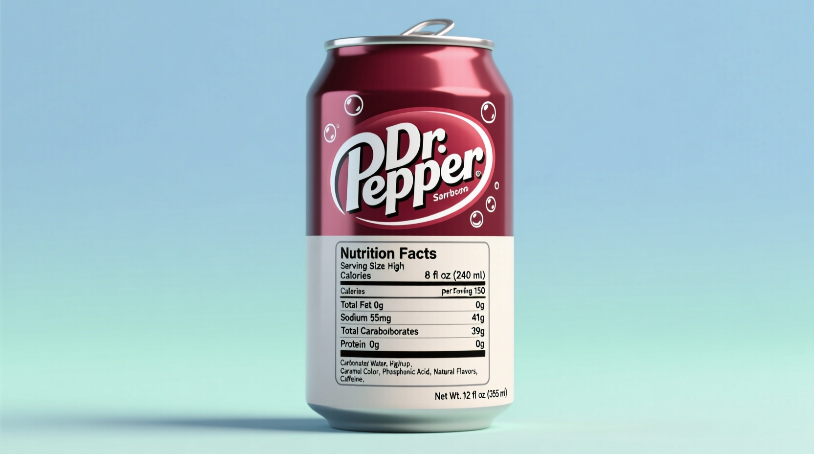 Dr Pepper Can Nutrition Facts: Complete Breakdown (12 oz)