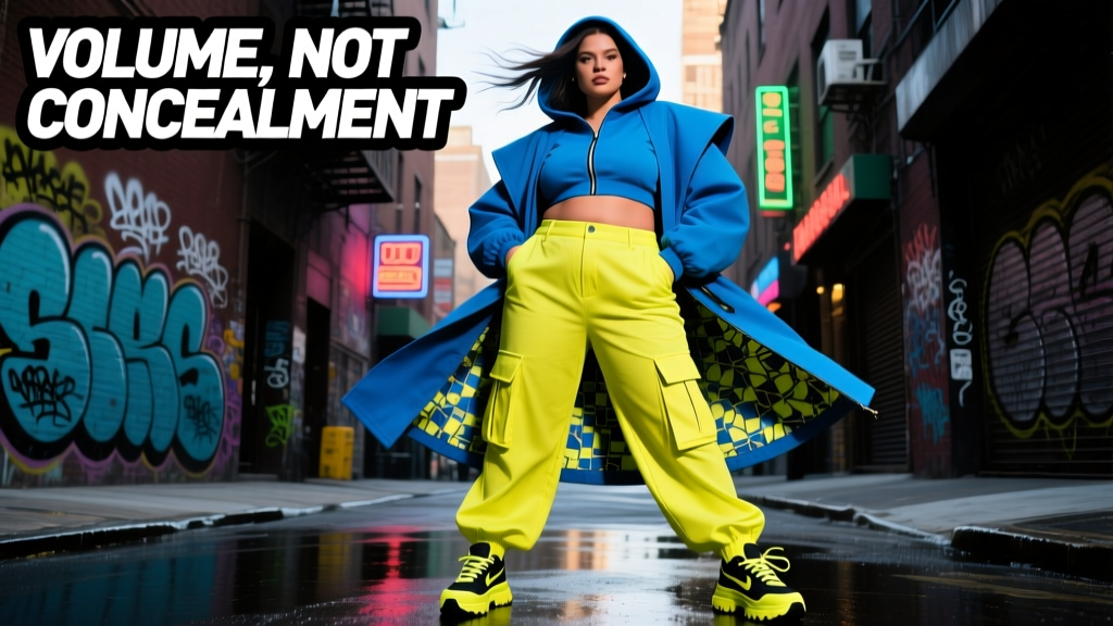 Streetwear Styling for Curvy Bodies: Volume, Not Concealment