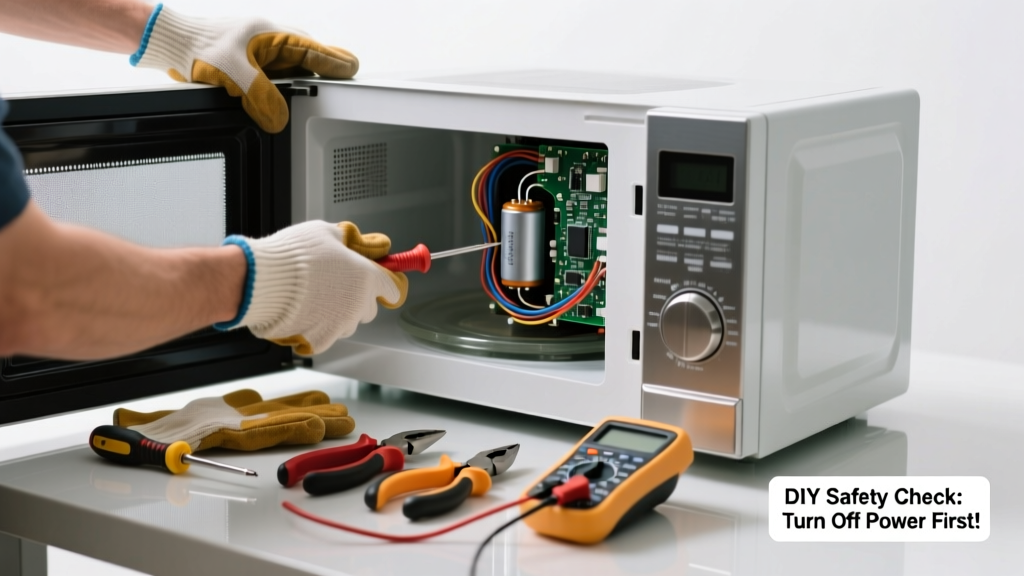 How to Fix a Sparking Microwave Safely at Home
