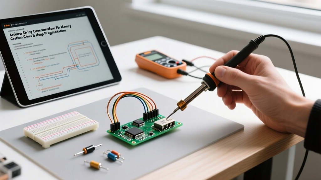 Arduino String Concatenation: Fix Memory Crashes & Heap Fragmentation