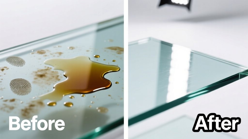 How to Remove Oil from Glass Surfaces Safely