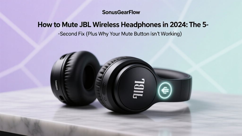 How to Mute JBL Wireless Headphones (2026)