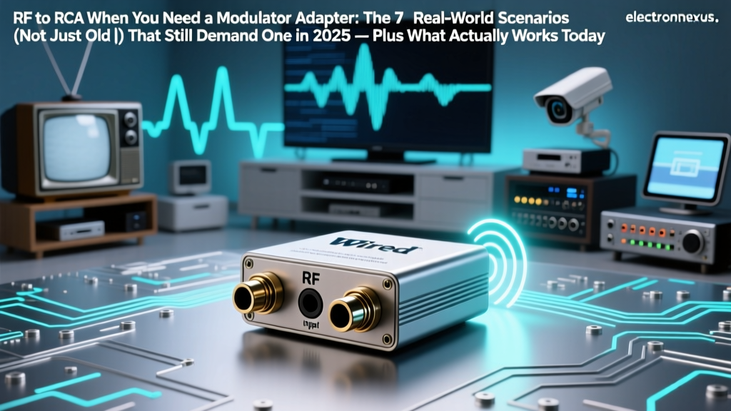 RF to RCA When You Need a Modulator Adapter: The 7 Real-World Scenarios (Not Just Old TVs) That Still Demand One in 2025 — Plus What Actually Works Today